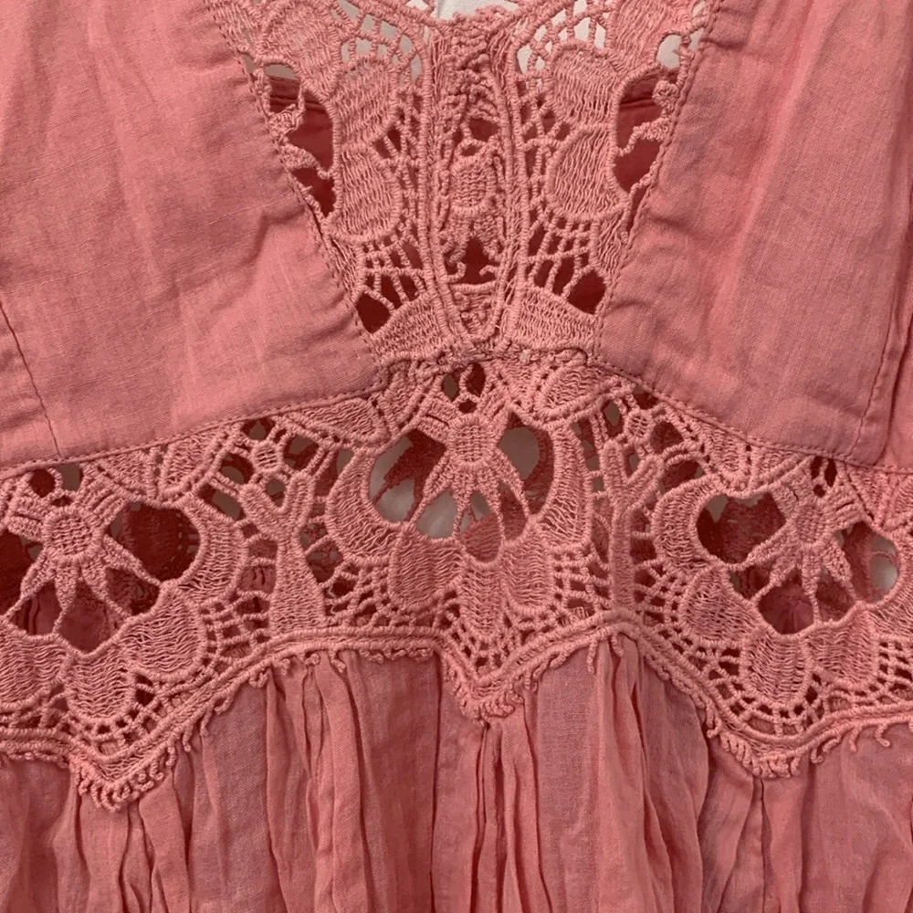 Free People‎ Intimately FP Rosaline Mini Dress Rosy Pink XS NWT F22M01306